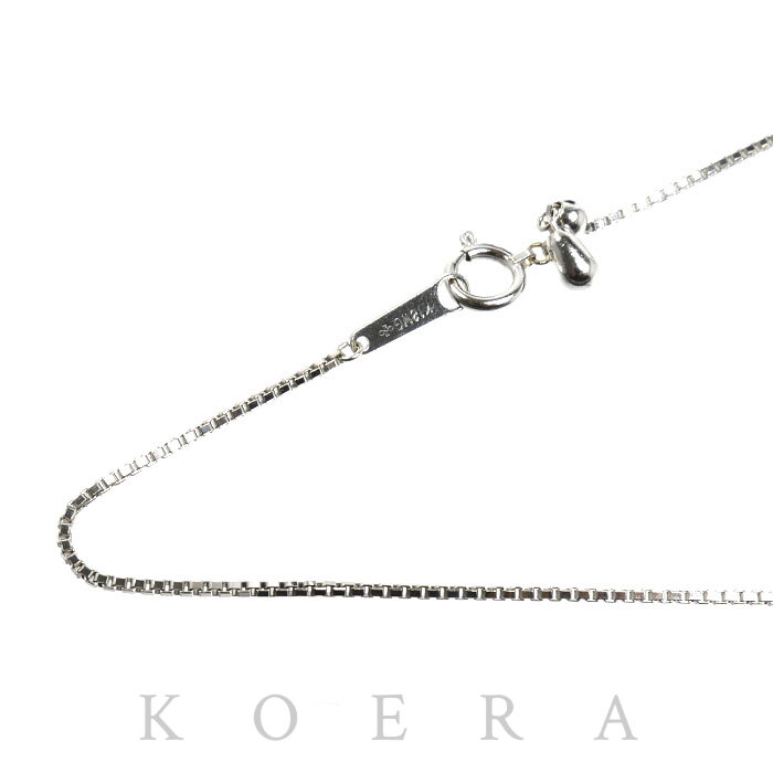 K18WG ホワイトゴールド ネックレス ベネチアン 5.8g ～70cm フリーチェーン レディース【中古】