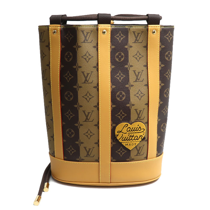 LOUIS VUITTON ルイ・ヴィトン LVxNIGO ランドネ メッセンジャー ショルダーバッグ モノグラムストライプ M45968 ユニセックス【中古】【美品】