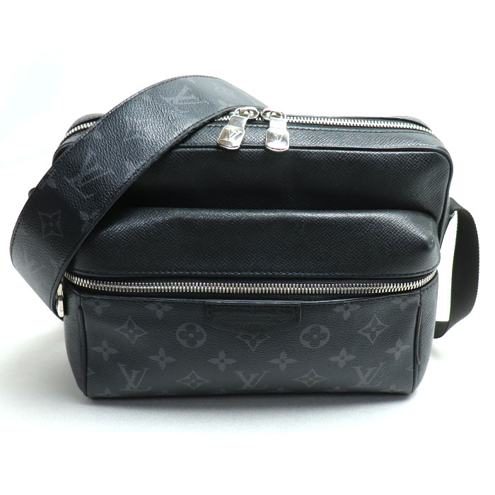 LOUIS VUITTON ルイ・ヴィトン アウトドアメッセンジャー PM ショルダーバッグ タイガラマ ブラック M30233 メンズ【中古】