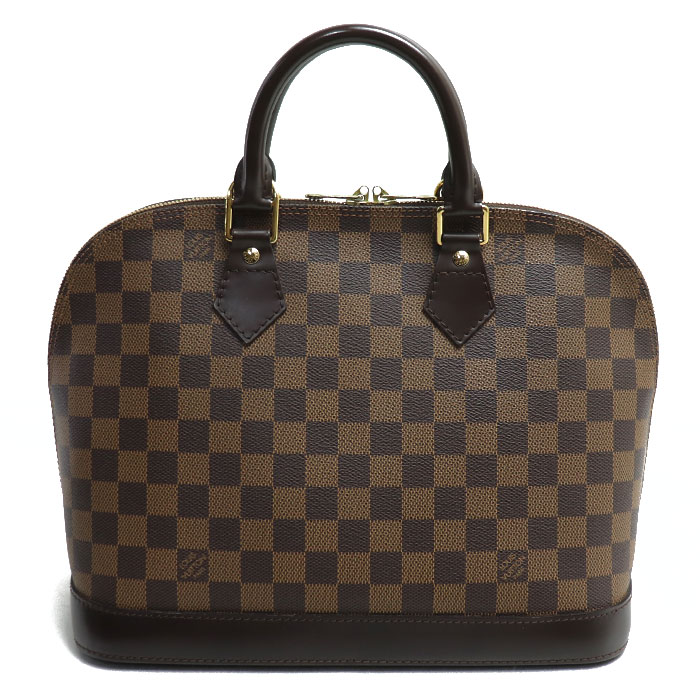 LOUIS VUITTON ルイ・ヴィトン アルマ ハンドバッグ ダミエ ブラウン エベヌ N51131  レディース【中古】