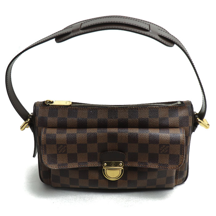 LOUIS VUITTON ルイ・ヴィトン ラヴェッロGM ショルダーバッグ ダミエ エベヌ N60006 レディース【中古】