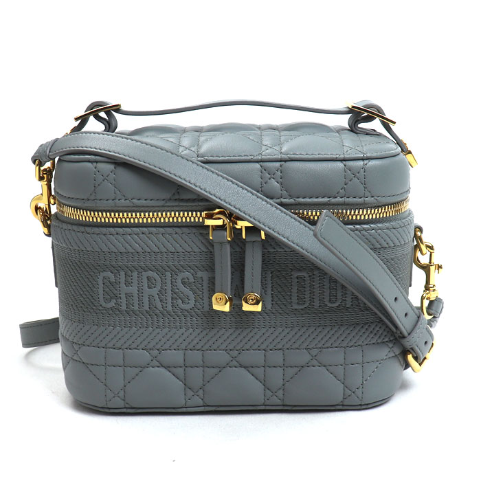 Dior ディオール DIORTRAVEL バニティスモール 2Wayショルダーバッグ グレー S5488UNTR_M41G レディース 中古