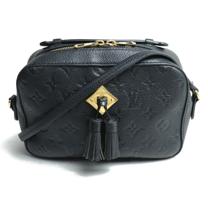 LOUIS VUITTON ルイ・ヴィトン サントンジュ ショルダーバッグ モノグラムアンプラント ブラック M44593  レディース【中古】