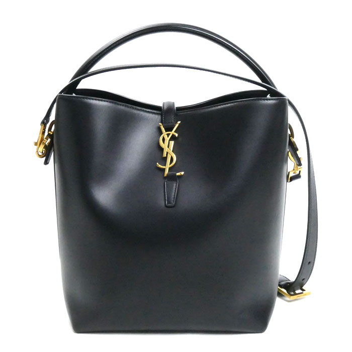 SAINT LAURENT PARIS サンローランパリ LE37 2Wayショルダーバッグ ブラック 7428282R20W1000【中古】【極美品】