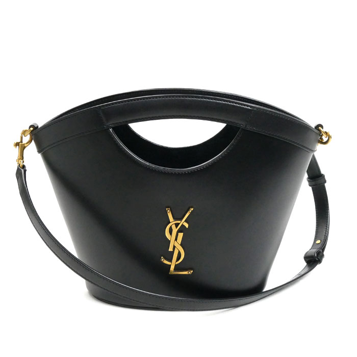 SAINT LAURENT PARIS サンローランパリ celia セリア ミニ トート 2Wayショルダーバッグ ブラック 7910690U90W1000 レディース 中古 極美品