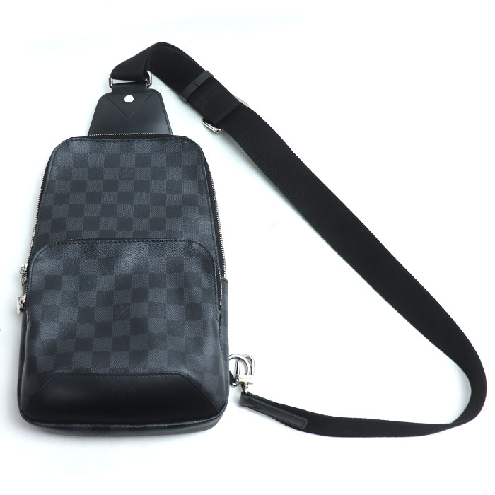 LOUIS VUITTON ルイ・ヴィトン アヴェニュースリングバッグ ボディバッグ ダミエグラフィット N41719 メンズ【中古】