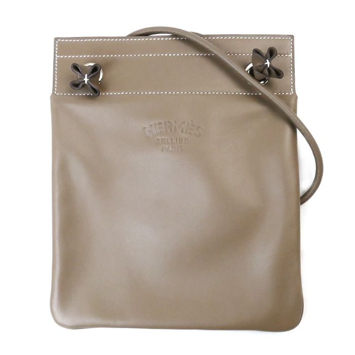 HERMES エルメス サック アリーヌ ミニ ショルダーバッグ エトゥープ レディース D刻印【中古】【極美品】