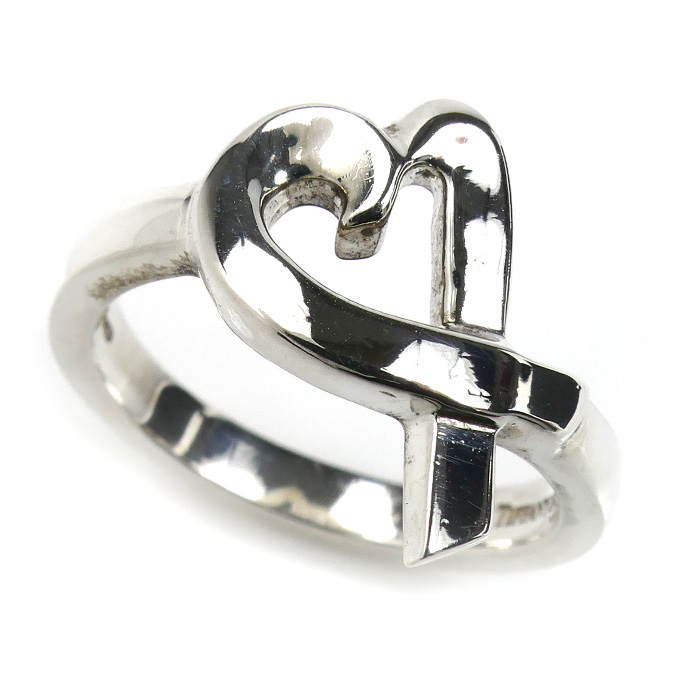 TIFFANY&Co. ティファニー シルバー925 ラヴィングハート リング・指輪 10.5号 3.9g レディース【中古】