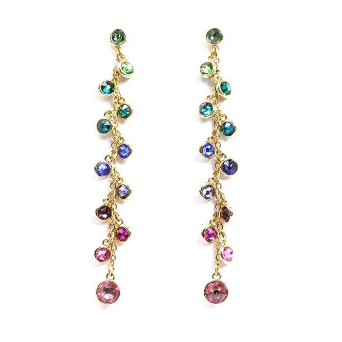 SWAROVSKI スワロフスキー メタル クリスタル ATTRACT ピアス 5402030 レディース【中古】