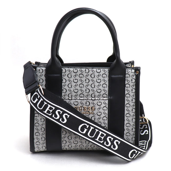 Guess ゲス ノルマンディーG 2Wayショルダーバッグ グレー/ブラック SG929205 レディース【中古】【美品】