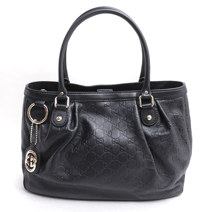 GUCCI グッチ グッチシマ スーキー トート トートバッグ ブラック 296835 レディース【中古】