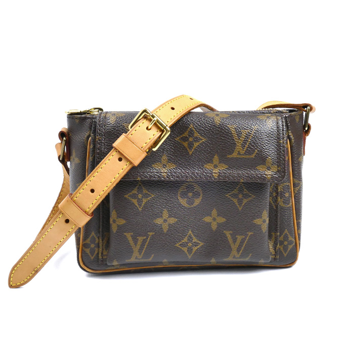 LOUIS VUITTON ルイ・ヴィトン ヴィバシテPM ショルダーバッグ モノグラム ブラウン M51165 レディース【中古】