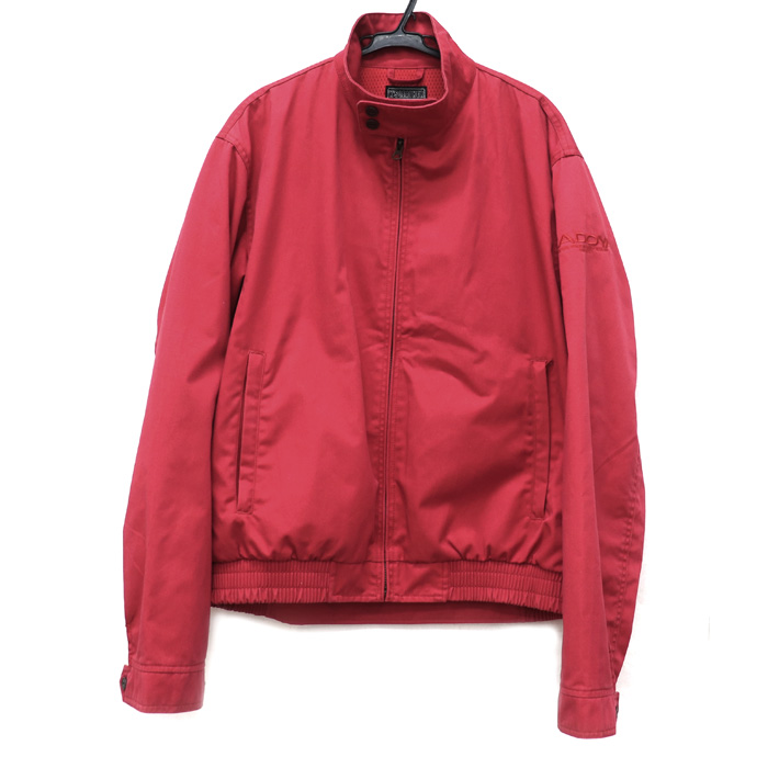 KADOYA スイングトップ ライダースジャケット レッド LL メンズ【中古】