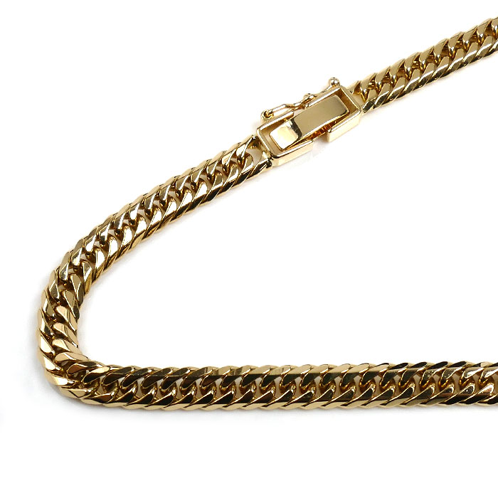 K18YG イエローゴールド ネックレス 喜平6面Wカット 30.0g 50cm メンズ【中古】