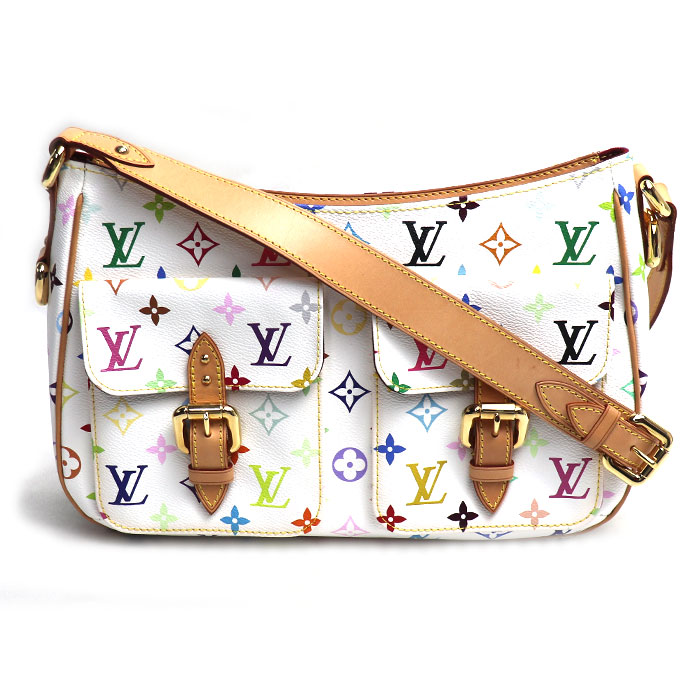 LOUIS VUITTON ルイ・ヴィトン ロッジGM ショルダーバッグ モノグラムマルチカラー ブロン M40051 レディース【中古】【美品】