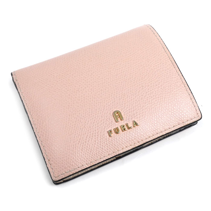 Furla フルラ カメリア S コンパクトウォレット 二つ折り財布 ピンク WP00304 レディース【中古】