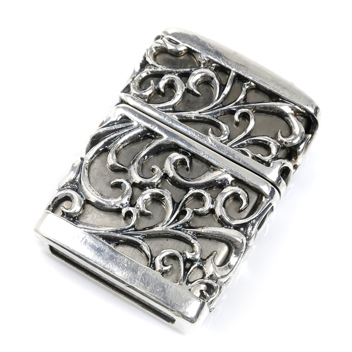 ZIPPO ジッポ アラベスク メタルジャケット ライター 118.5g メンズ【中古】