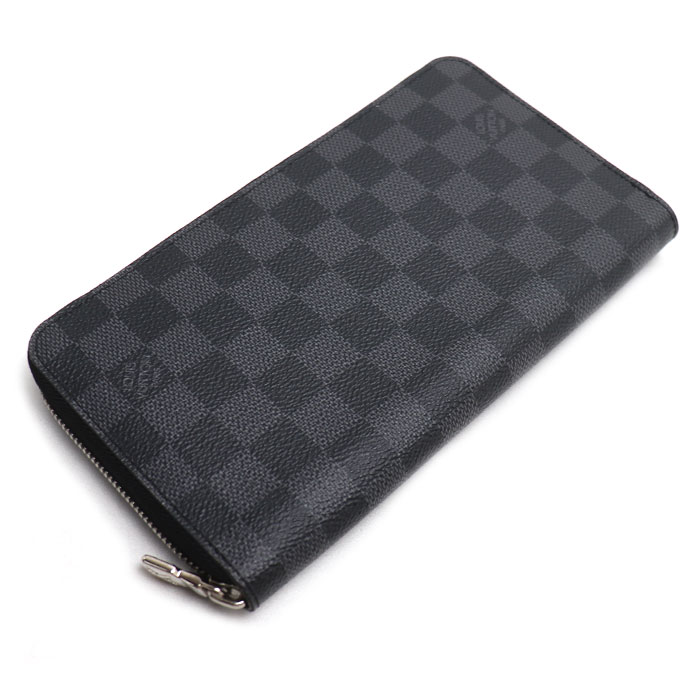 LOUIS VUITTON ルイ・ヴィトン ジッピーオーガナイザーNM 長財布 ラウンドファスナー ダミエグラフィット N60111 メンズ【中古】