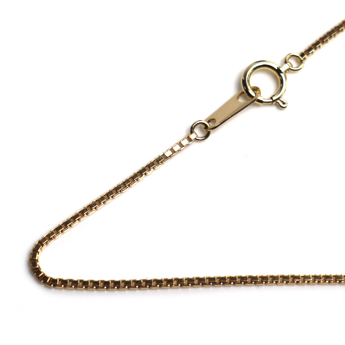 K18YG イエローゴールド ネックレス ベネチアン 4.2g 40cm レディース【中古】