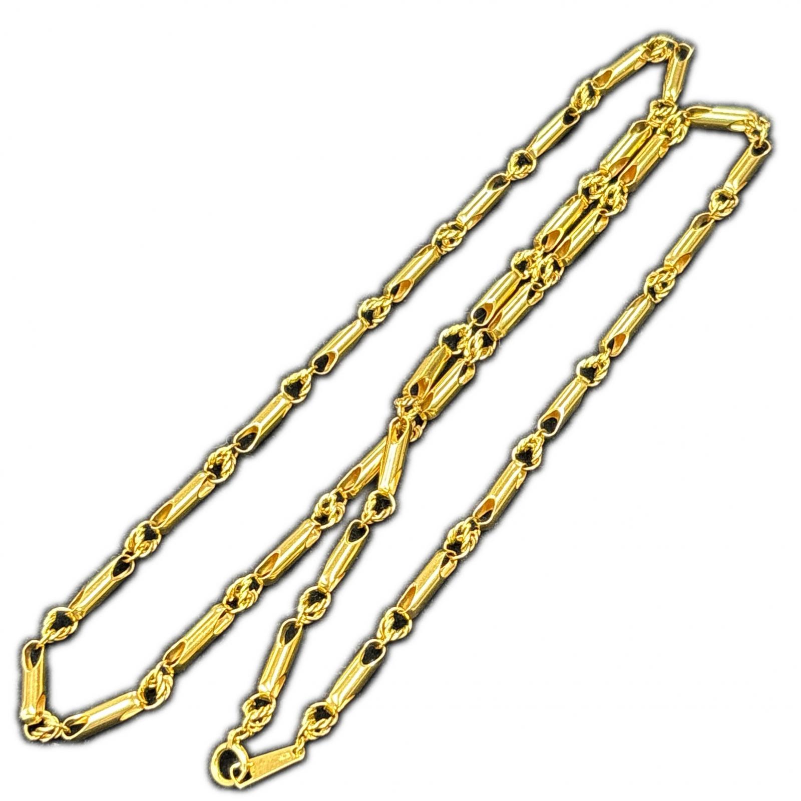 K18YG イエローゴールド ネックレス 29.0g【中古】