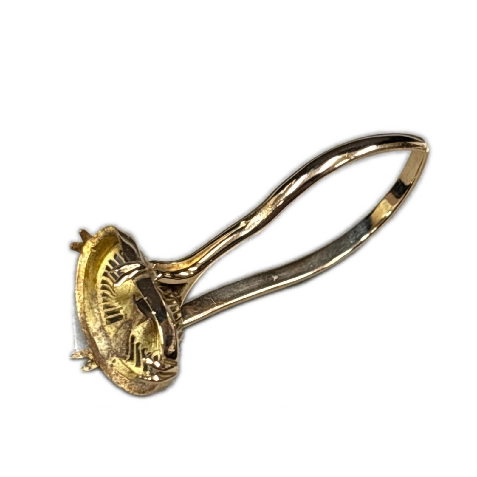 K18YG イエローゴールド リング・指輪 2.1g【中古】