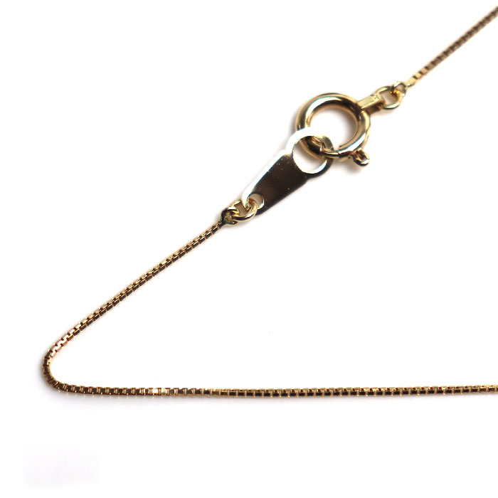 K18YG イエローゴールド ネックレス ベネチアン 1.5g 40cm レディース【中古】