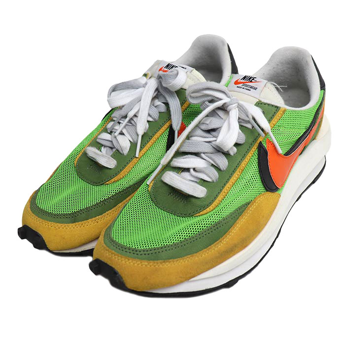 NIKE ナイキ NIKE × sacai スニーカー LDワッフル グリーン BV0073-300 28cm メンズ【中古】