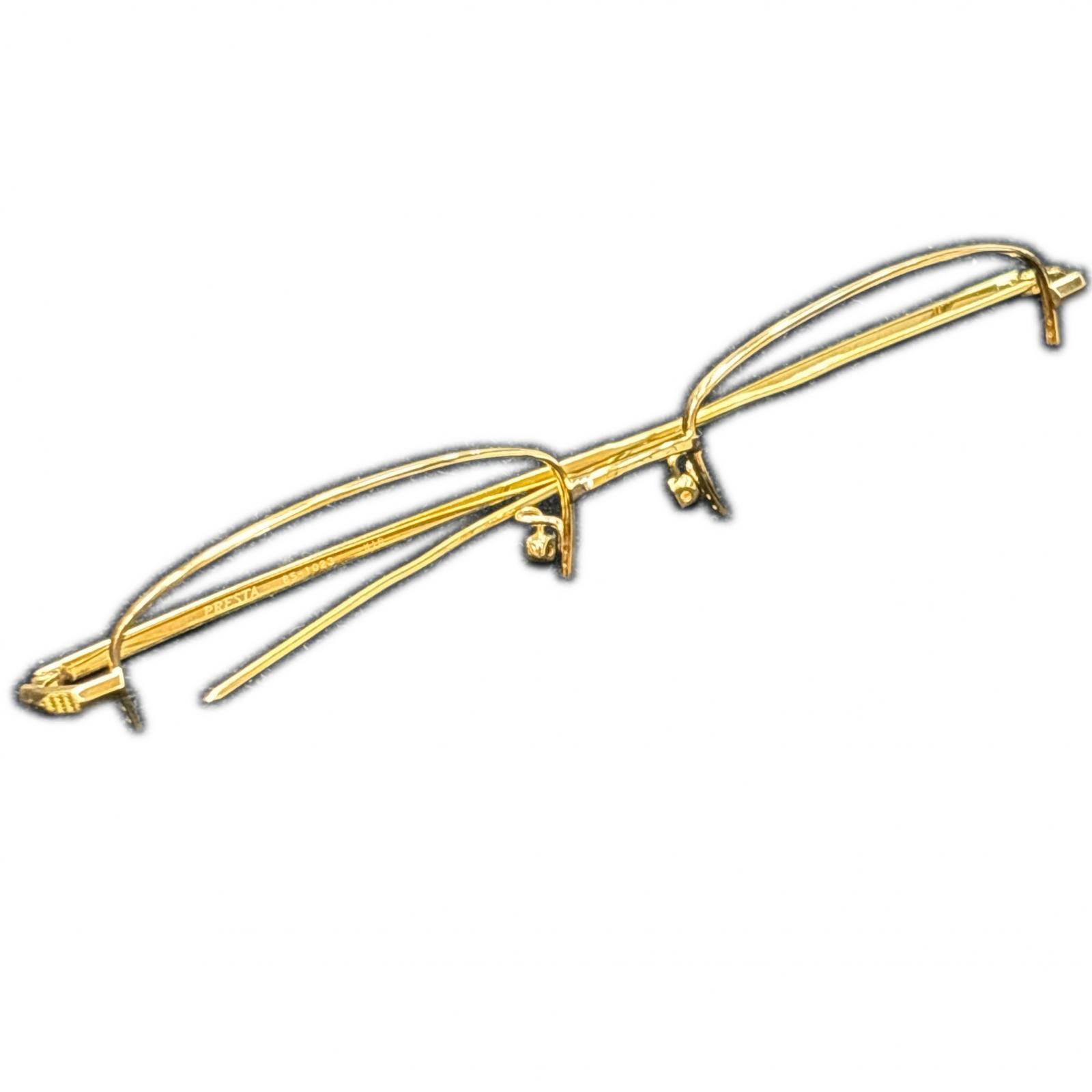 ノーブランド K18YG メガネ 14.6g【中古】