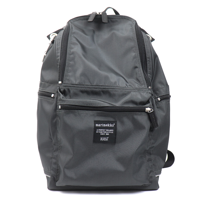 marimekko マリメッコ BUDDY リュック・デイパック グレー 026994 ユニセックス【中古】
