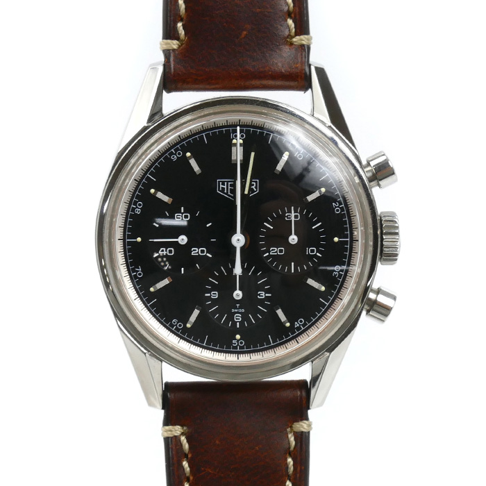 TAG HEUER タグホイヤー カレラ クロノグラフ クラシック 1964 リ エディション 腕時計 手巻き メンズ CS3111【中古】