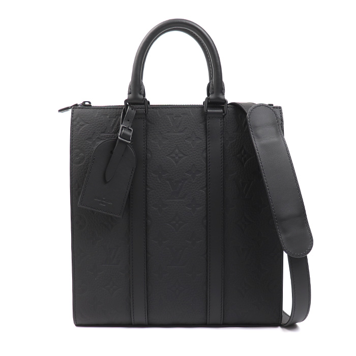 LOUIS VUITTON ルイ・ヴィトン サックプラ クロス 2Wayショルダーバッグ モノグラム トリヨン ブラック M21884 メンズ【中古】【美品】