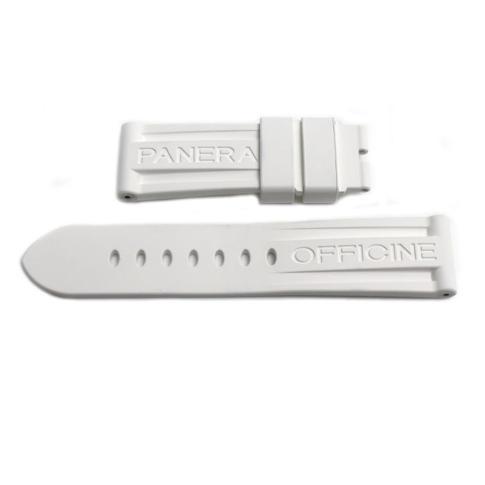 OFFICINE PANERAI オフィチーネパネライ 替えラバーベルト 時計ベルト ホワイト 24/22 メンズ【中古】【美品】