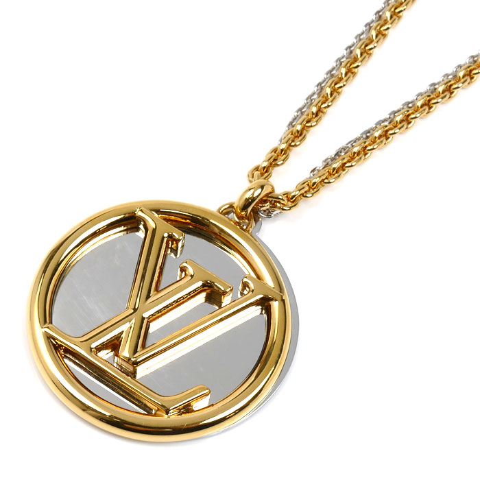 LOUIS VUITTON ルイ・ヴィトン GP コリエ ルイーズ ネックレス M64281 80cm レディース【中古】