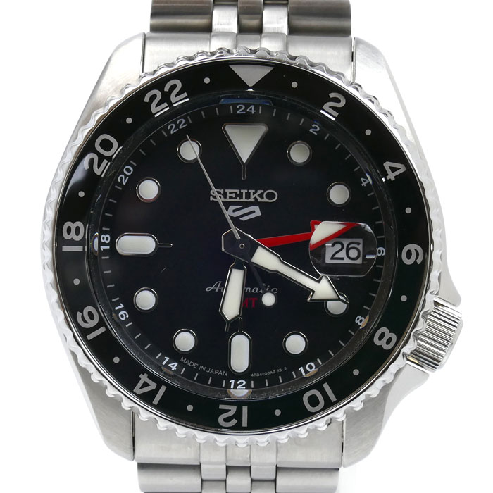 SEIKO セイコー ファイブスポーツ 腕時計 自動巻き SBSC001/4R34-00A0 メンズ【中古】【美品】