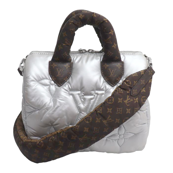 LOUIS VUITTON ルイ・ヴィトン スピーディ バンドリエール25 2Wayショルダーバッグ モノグラム LV ピロー シルバー M20973 レディース【中古】【美品】