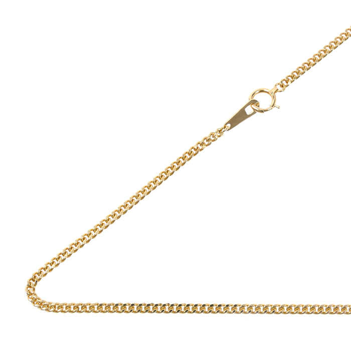 K18YG イエローゴールド ネックレス 喜平2面カット 10.1g 60cm ユニセックス【中古】