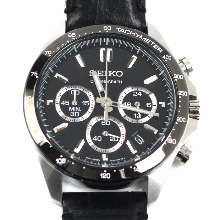 SEIKO セイコー クロノグラフ 腕時計 電池式 SBTR021/8T63-00D0 メンズ【中古】【美品】