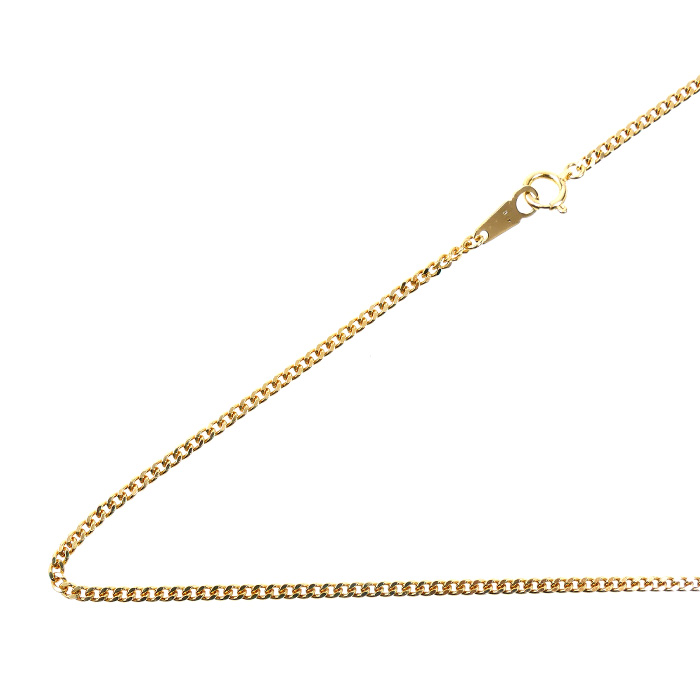 K18YG イエローゴールド ネックレス 喜平2面カット 11.8g 70cm ロング レディース【中古】