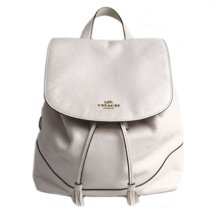 COACH コーチ エル バックパック リュック・デイパック チョーク F72645 レディース【中古】