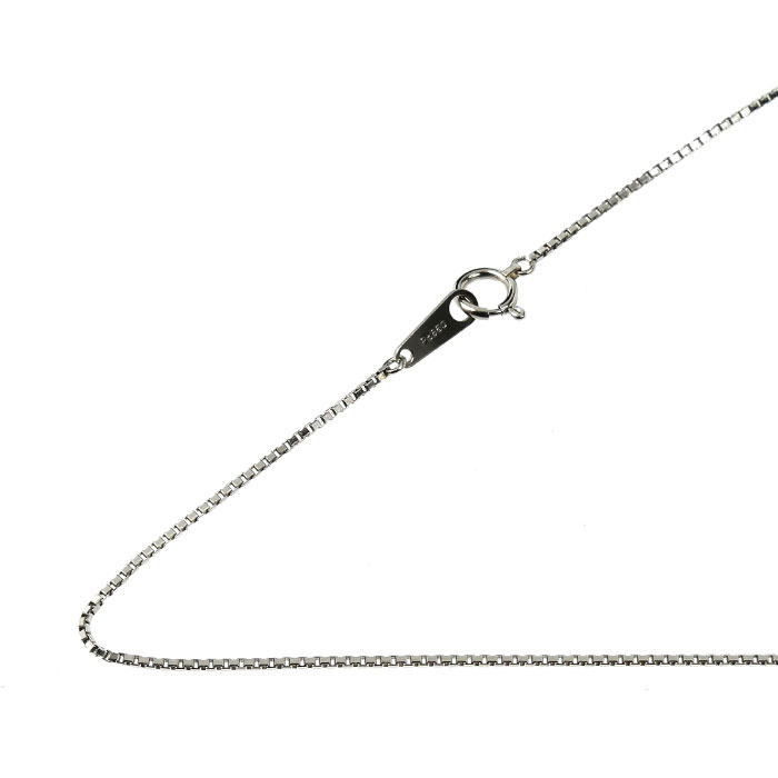 Pt850プラチナ ネックレス ベネチアン 5.1g 60cm レディース【中古】【美品】