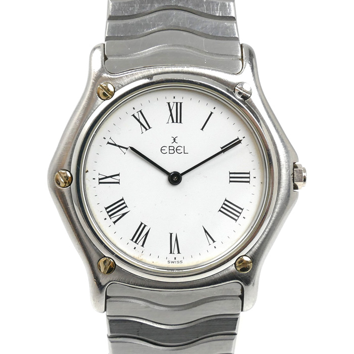 EBEL エベル クラシック ウェーブ 腕時計 電池式 981909 ジャンク品 ユニセックス【中古】