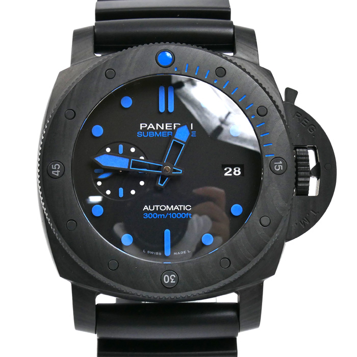 OFFICINE PANERAI オフィチーネパネライ サブマーシブル  カーボテック 腕時計 自動巻き PAM01616 W番(2020年頃製造)  メンズ【中古】【美品】
