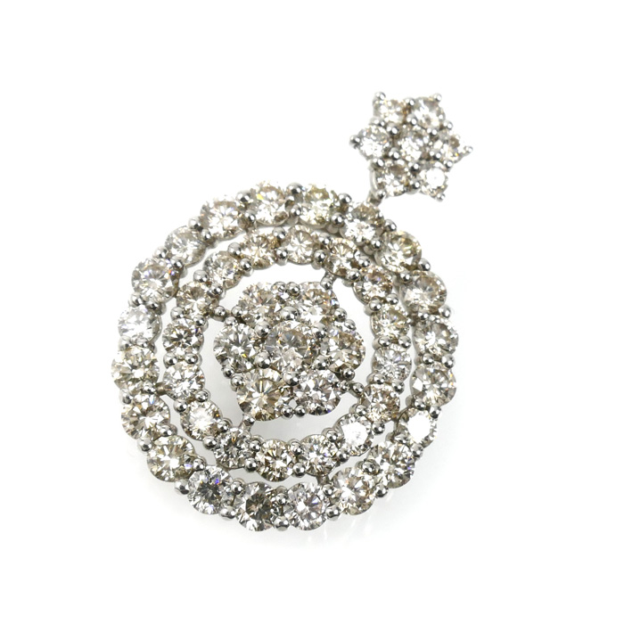 Pt950プラチナ ペンダントトップ ダイヤモンド2.00ct 3.6g レディース【中古】