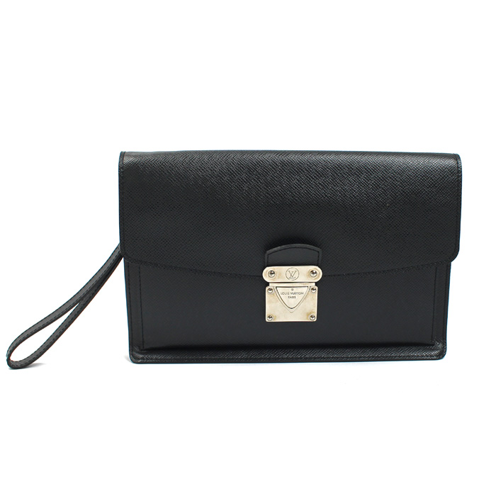 LOUIS VUITTON ルイ・ヴィトン ベライヤ セカンドバッグ タイガ ブラック M32592 メンズ【中古】