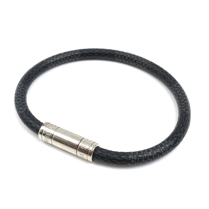 LOUIS VUITTON ルイ・ヴィトン ダミエグラフィットキャンバス ブラスレ キープイット ブレスレット M6140E ユニセックス【中古】