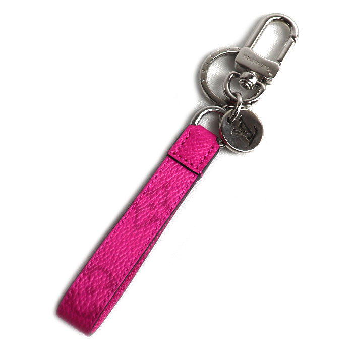 LOUIS VUITTON ルイ・ヴィトン ポルトクレ スリム ドラゴンヌ キーホルダー タイガラマ ピンク MP2979 バッグチャーム キーリング レディース【中古】【美品】