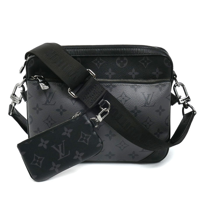 LOUIS VUITTON ルイ・ヴィトン トリオメッセンジャー ショルダーバッグ エクリプス M69443 メンズ【中古】