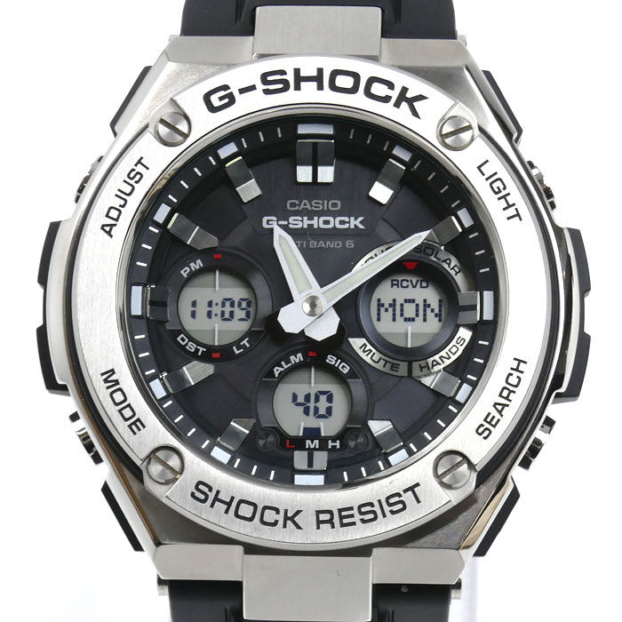 CASIO カシオ G-SHOCK 腕時計 ソーラー GST-W110-1AJF 電波ソーラー メンズ【中古】