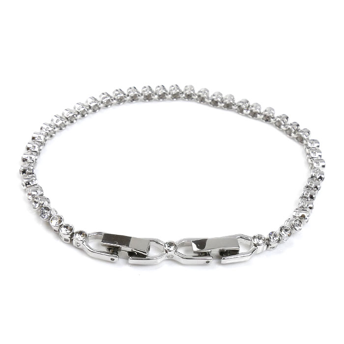 SWAROVSKI スワロフスキー GP クリスタル Imber Emily Tennis ブレスレット 1808960 レディース【中古】