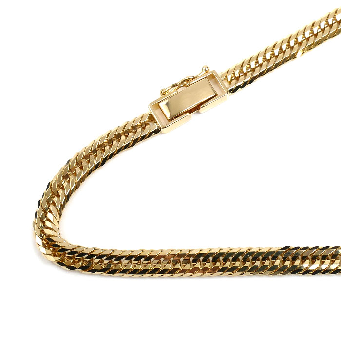 K18YG イエローゴールド ネックレス 喜平12面トリプルカット 30.5g 60cm メンズ【中古】